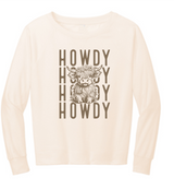 Howdy Cattle Graphic Lightweight Sweatshirt